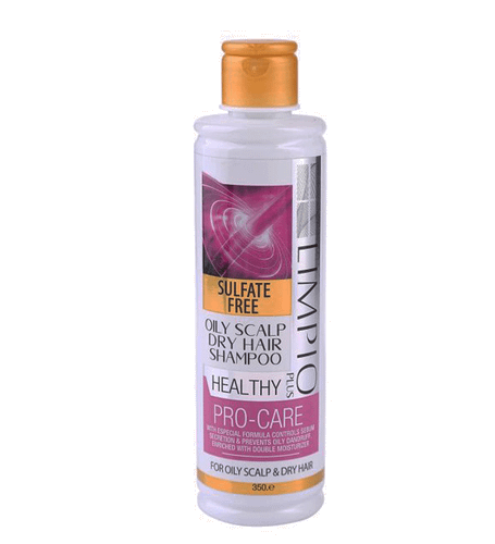 خرید شامپو فری سولفات موی آسیب دیده 350میل لیمپیو