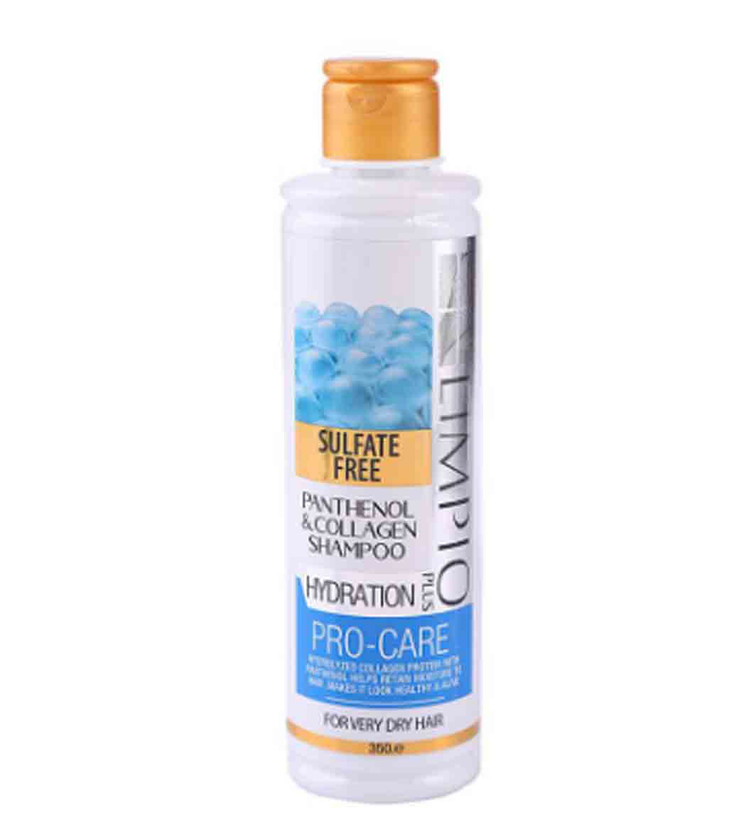 خرید شامپو فری سولفات پروتئین و کلاژن و پنتانول 350میل لیمپیو