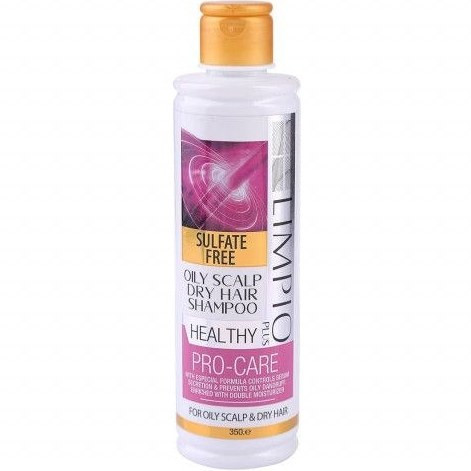 خرید شامپو فری سولفات پوست سر چرب 350 میل لیمپیو