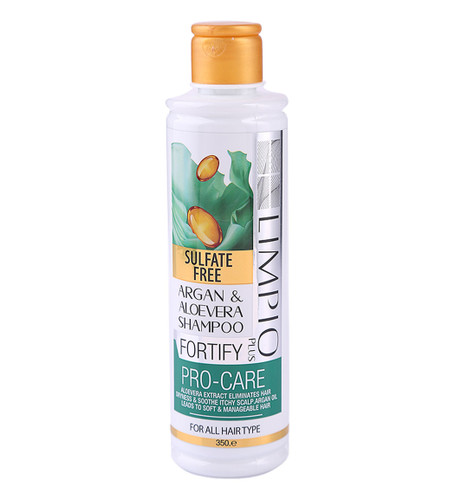 خرید شامپو فری سولفات آرگان و آلوئه ورا 350 میل لیمپیو