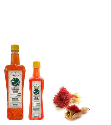 خرید شربت زعفران ارگانیک نیم لیتری