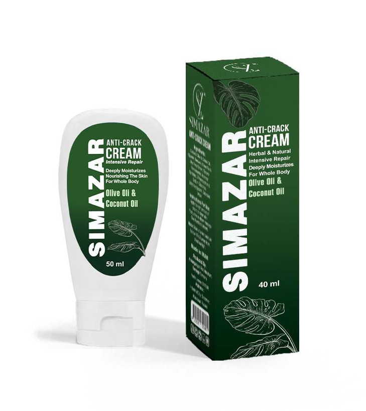 خرید کرم ترک پا گیاهی سیمازر 50 گرمی